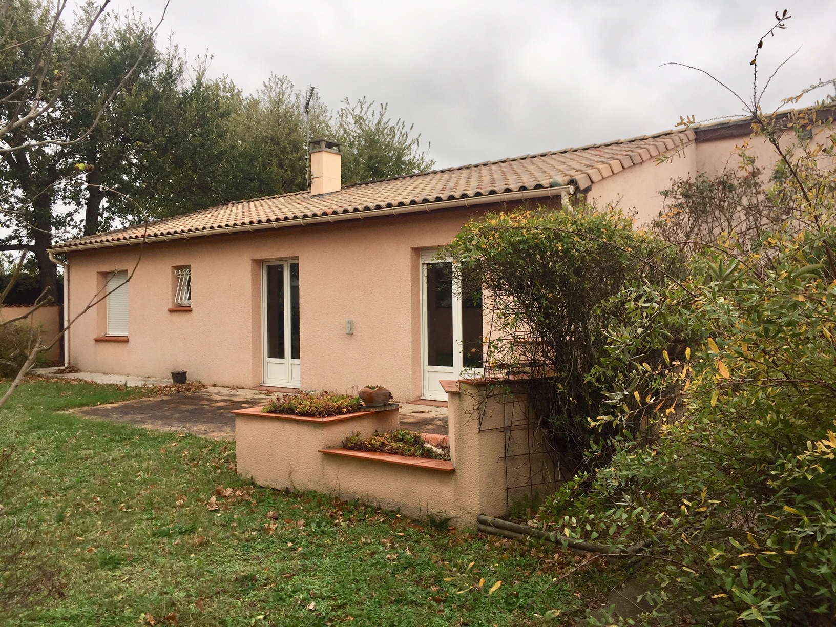 vente Maison plainpied T4, indépendante, avec garage et jardin, située